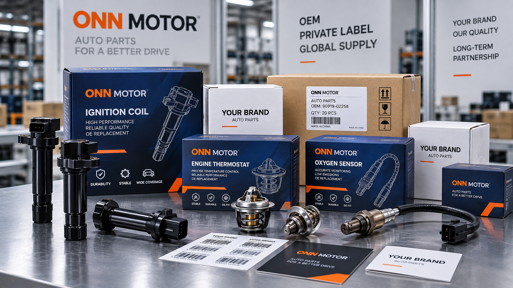 Automotive Parts OEM Private Label Packaging